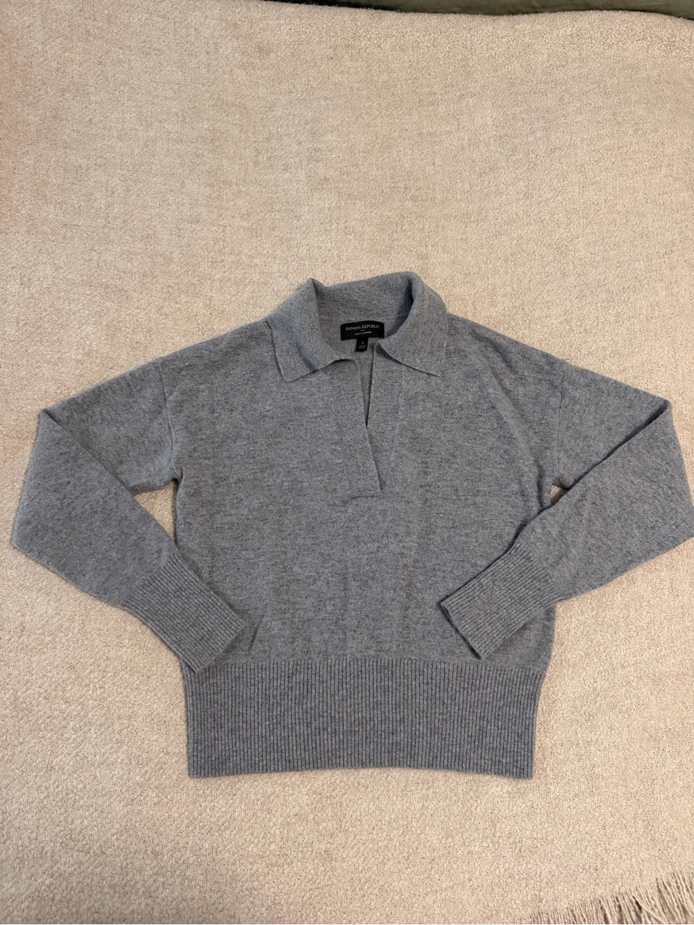Banana Republic Cashmere Sweater Polo